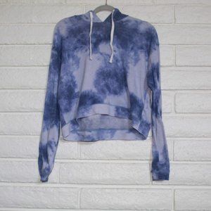 Cropped Tie Dye Hoodie